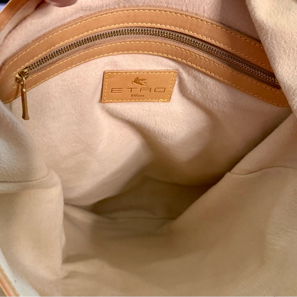 Etro Brown and Tan Tote Bag - Picture 15 of 15